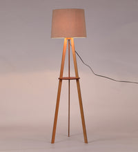 Traditional Designer floor lamp with shelf