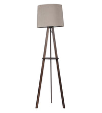 BEIGE FABRIC TRADITIONAL DESIGNER FLOOR LAMP