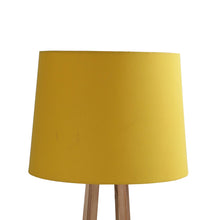 Plazo Lamp with 3 Tier Floor Lamp in Natural Finish