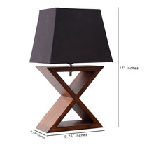 MODERN CROSS DESIGN TABLE LAMP