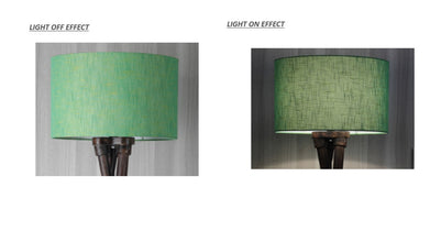 GREEN DRUM SHAPE LAMP SHADE