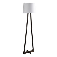 TRANQUIL DOUBLE LEG LAMP IN SOLID WOOD WITH WALNUT FINISH