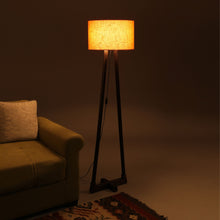 TRANQUIL DOUBLE LEG LAMP IN SOLID WOOD WITH WALNUT FINISH