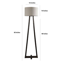 SANDED EDGE TRANQUIL DOUBLE LEG LAMP IN SOLID WOOD WITH WALNUT FINISH