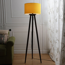 JessyTripod Floor Lamp in Solid Wood in Walnut Hand Polish