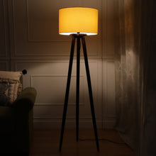 JessyTripod Floor Lamp in Solid Wood in Walnut Hand Polish