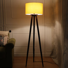 JessyTripod Floor Lamp in Solid Wood in Walnut Hand Polish