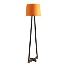 TRANQUIL DOUBLE LEG LAMP IN SOLID WOOD WITH WALNUT FINISH