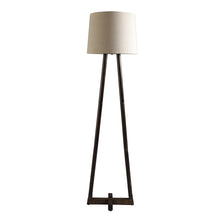 TRANQUIL DOUBLE LEG LAMP IN SOLID WOOD WITH WALNUT FINISH