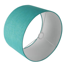 TURQUOISE DRUM SHAPE LAMP SHADE