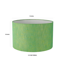 GREEN DRUM SHAPE LAMP SHADE