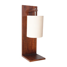 Beige And Walnut Based Traditional Design Bedside Lamp