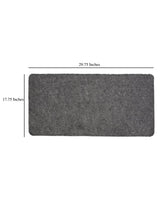 FELT DESK MAT WITH SOFT TOUCH AND MOUSE FRIENDLY SURFACE,12 INCH WIDE AND 36 INCH LONG, BREATHABLE, WASHABLE, ANTISKID BACK ECO-FRIENDLY MATERIAL, FOR COMPUTER AND DESK ACCESSORIES