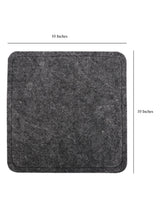 FELT SQUARE MOUSE PAD WITH SOFT TOUCH AND MOUSE FRIENDLY SURFACE, 10 X10 INCH, BREATHABLE, WASHABLE, ANTISKID BACK ECO-FRIENDLY MATERIAL, FOR COMPUTER AND DESK ACCESSORIES