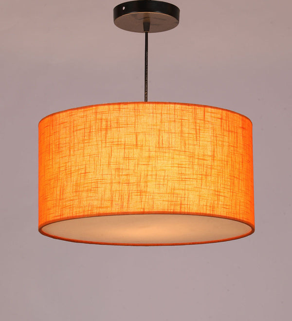 Orange cotton Thin militaristic ceiling shade