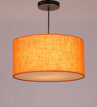 Orange cotton Thin militaristic ceiling shade