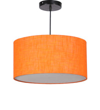 Orange cotton Thin militaristic ceiling shade