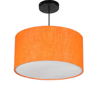 Orange cotton Thin militaristic ceiling shade